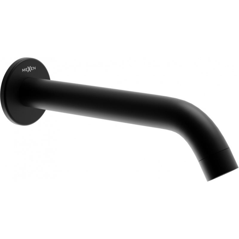 Mexen Kai bocca da bagno a parete, nero - 79371-70