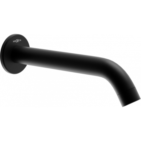 Mexen Kai wall-mounted bathtub spout, black - 79371-70