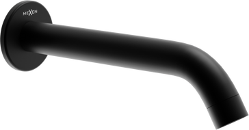 Mexen Kai väggmonterad badkar pip, svart - 79371-70