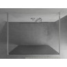 Mexen Kioto panel de ducha independiente 120 x 200 cm, rayado 8 mm, cromo - 800-120-002-01-09