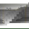 Mexen Kioto freistehende Duschwand 120 x 200 cm, Streifen 8 mm, gold - 800-120-002-50-09