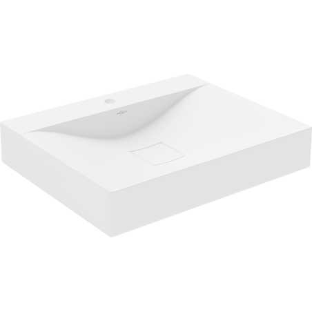 Mexen Poli lavabo à poser en composite 1/O 60 x 48 cm, blanc - 23026001