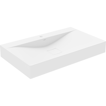 Mexen Poli umivaonik nadgradni od konglomerata 1/O 80 x 48 cm, bijeli - 23028001
