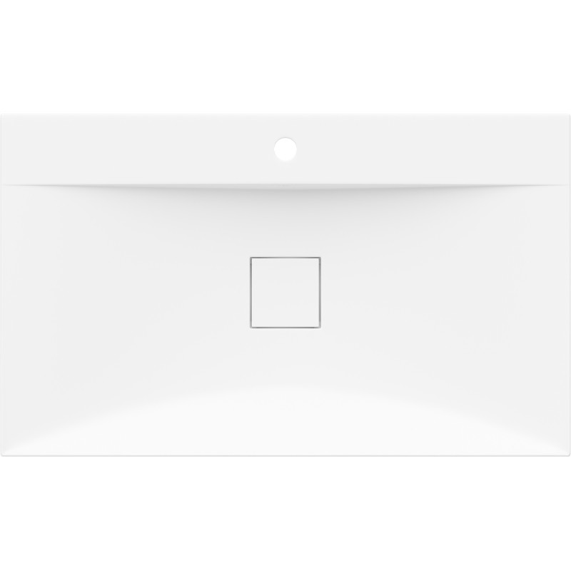 Mexen Poli opbouw wastafel van composiet 1/O 80 x 48 cm, wit - 23028001