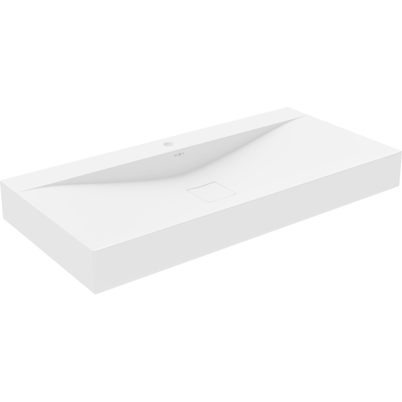 Mexen Poli opzetwastafel van composiet 1/O 100 x 48 cm, wit - 23021001