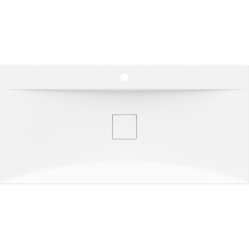 Mexen Poli lauapea peale paigaldatav valamu konglomeraadist 1/O 100 x 48 cm, valge - 23021001