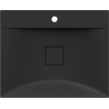 Mexen Poli lavabo à poser en conglomérat 1/O 60 x 48 cm, noir - 23026071