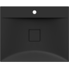 Mexen Poli lavabo sobre encimera de conglomerado 1/O 60 x 48 cm, negro - 23026071
