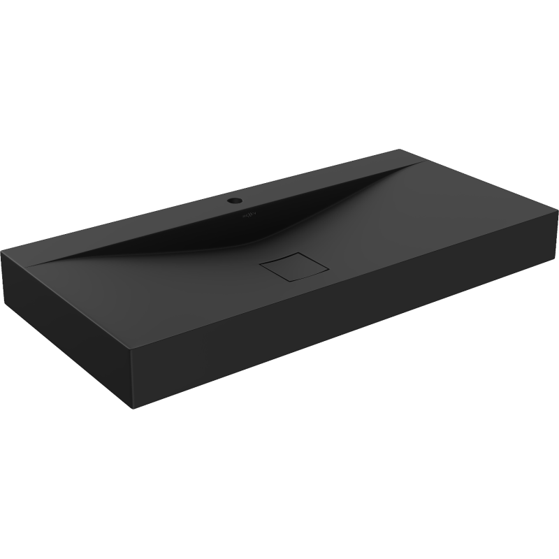 Mexen Poli virsapmetuma izlietne no konglomerāta 1/O 100 x 48 cm, melna - 23021071