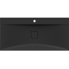 Mexen Poli lavabo da appoggio in conglomerato 1/O 100 x 48 cm, nero - 23021071