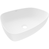 Mexen Ono countertop washbasin made of conglomerate 51 x 39 cm, white - 23045101