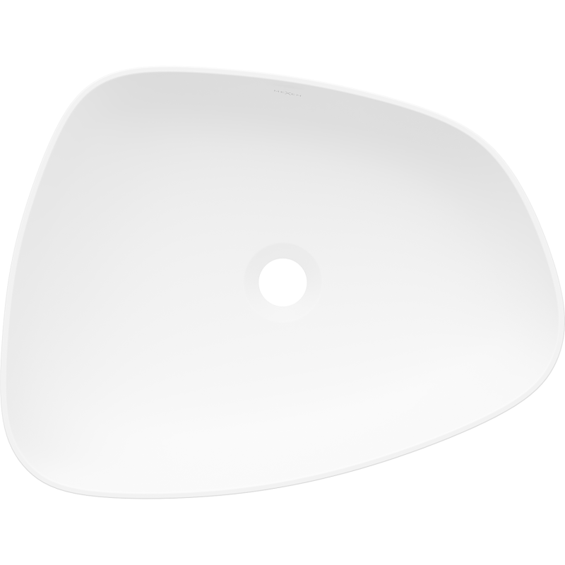 Mexen Ono lavabo à poser en conglomérat 51 x 39 cm, blanc - 23045101