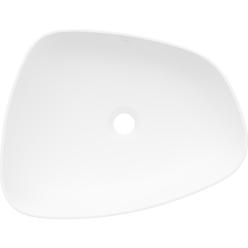 Mexen Ono lavabo de superficie de conglomerado 51 x 39 cm, blanco - 23045101