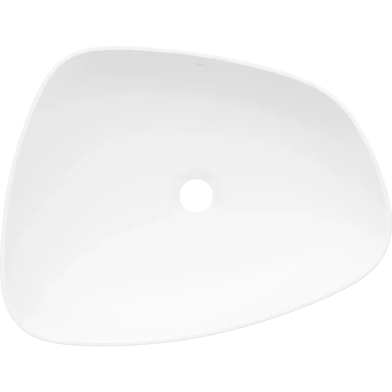 Mexen Ono lavatório de bancada de aglomerado 51 x 39 cm, branco - 23045101