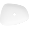 Mexen Ono countertop washbasin made of conglomerate 51 x 39 cm, white - 23045101
