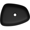 Mexen Ono Aufsatzwaschbecken aus Konglomerat 51 x 39 cm, schwarz - 23045171