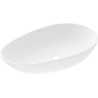 Mexen Nora countertop washbasin made of conglomerate 60 x 36 cm, white - 23056001