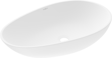 Mexen Nora Countertopswäschen aus Konglomerat 60 x 36 cm, wäiss - 23056001