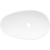 Mexen Nora countertop washbasin made of conglomerate 60 x 36 cm, white - 23056001