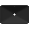 Mexen Esper lavatório de bancada em conglomerado 60 x 38 cm, preto - 23036071