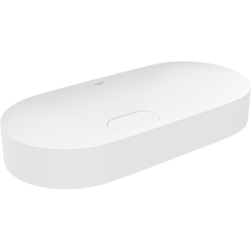 Mexen Sofia wastafel opbouw van composiet 70 x 35 cm, wit - 23067001