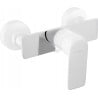 Mexen Alfa shower faucet, white/chrome - 745740-02