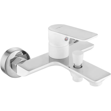 Mexen Alfa bath tap, white/chrome - 745730-02
