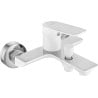 Mexen Alfa bath tap, white/chrome - 745730-02