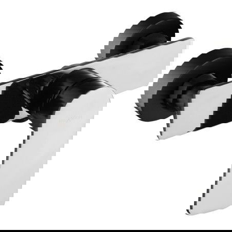 Mexen Alfa Duscharmatur, schwarz/chrom - 745740-71