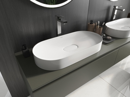 Mexen Sofia lavabo da appoggio in conglomerato 70 x 35 cm, bianco - 23067001