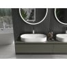 Mexen Sofia countertop washbasin made of conglomerate 70 x 35 cm, white - 23067001