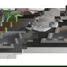 Mexen Mario fregadero de granito de 2 senos con grifo de cocina Savita, gris - 6504-71-672601-71