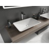Mexen Esper opzetkom van composiet 60 x 38 cm, wit - 23036001