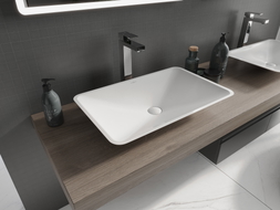 Mexen Esper lavabo sur plan en composite 60 x 38 cm, blanc - 23036001