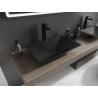Mexen Esper Aufsatzwaschbecken aus Konglomerat 60 x 38 cm, schwarz - 23036071