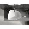 Mexen Ono countertop washbasin made of conglomerate 51 x 39 cm, white - 23045101