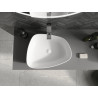 Mexen Ono opbouwkom wastafel van composiet 51 x 39 cm, wit - 23045101