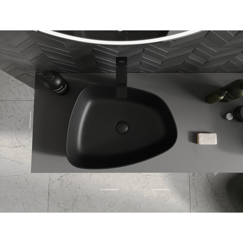 Mexen Ono conglomerate countertop sink 51 x 39 cm, black - 23045171