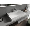 Mexen Poli lavabo à poser en composite 1/O 80 x 48 cm, blanc - 23028001