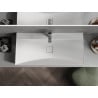 Mexen Poli opbouw wastafel van composiet 1/O 100 x 48 cm, wit - 23021001