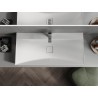 Mexen Poli opzetwastafel van composiet 1/O 100 x 48 cm, wit - 23021001
