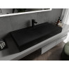 Mexen Poli opbouw wastafel van composiet 1/O 100 x 48 cm, zwart - 23021071