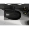 Mexen Nora countertop washbasin made of conglomerate 60 x 36 cm, black - 23056071