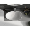 Mexen Nora lavabo à poser en conglomérat 60 x 36 cm, blanc - 23056001