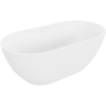 Mexen Rimini freistehende Badewanne aus Konglomerat 150 x 75 cm, weiß matt - 57241507500
