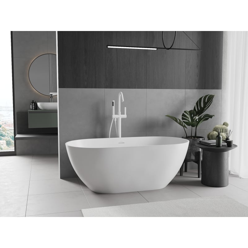 Mexen Rimini baignoire autoportante en composite 150 x 75 cm, blanc mat - 57241507500