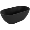 Mexen Rimini freestanding bathtub made of conglomerate 150 x 75 cm, matte black - 57241507570