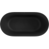 Mexen Rimini freistehende Badewanne aus Konglomerat 150 x 75 cm, schwarz matt - 57241507570