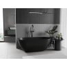 Mexen Rimini wanna wolnostojąca z konglomeratu 150 x 75 cm, czarna mat - 57241507570