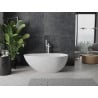 Mexen Palermo Freistehende Badewanne aus Konglomerat 150 x 78 cm, weiß matt - 57211507800